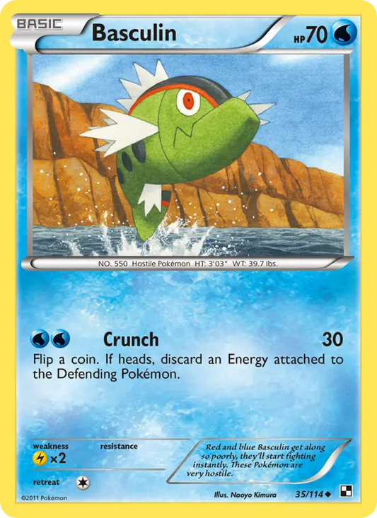 Basculin 35 Black & White Pokesingles