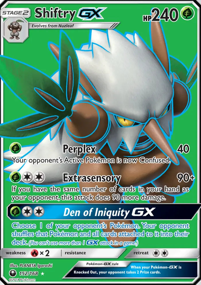 Shiftry GX 152 Celestial Storm Pokesingles