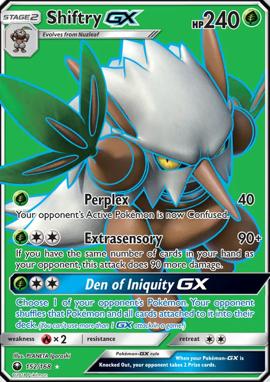 Shiftry GX 152 Celestial Storm Pokesingles