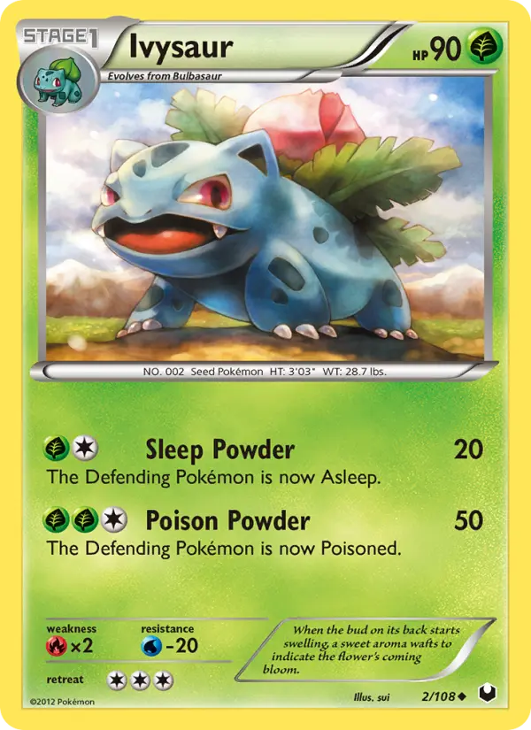 Ivysaur 2 Dark Explorers Pokesingles