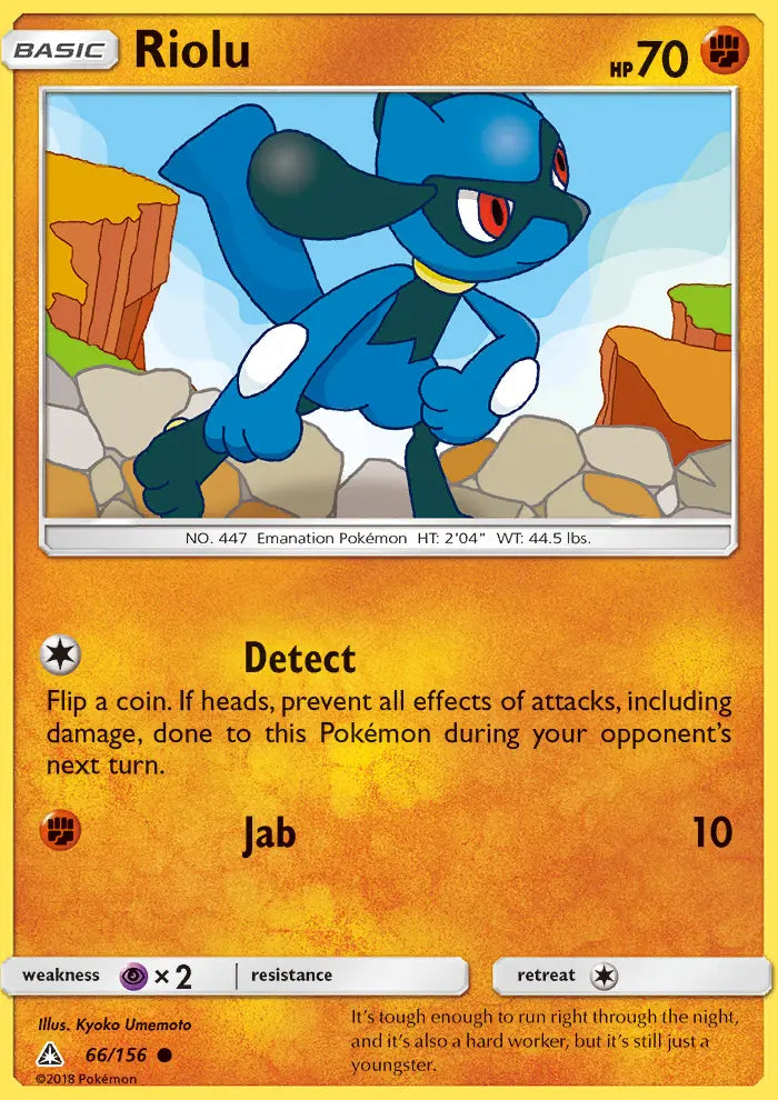 Riolu 66 Ultra Prism Pokesingles
