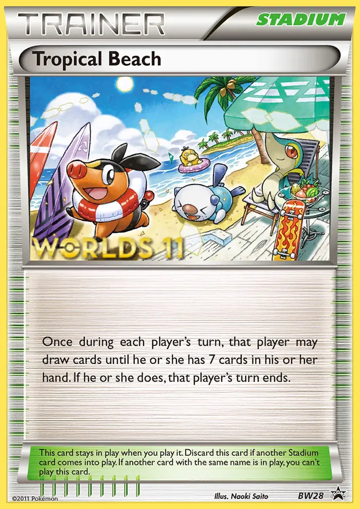 Tropical Beach BW28 BW Black Star Promos Pokesingles