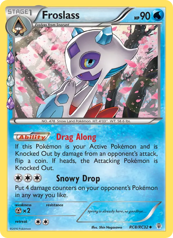 Froslass RC8 Generations Pokesingles