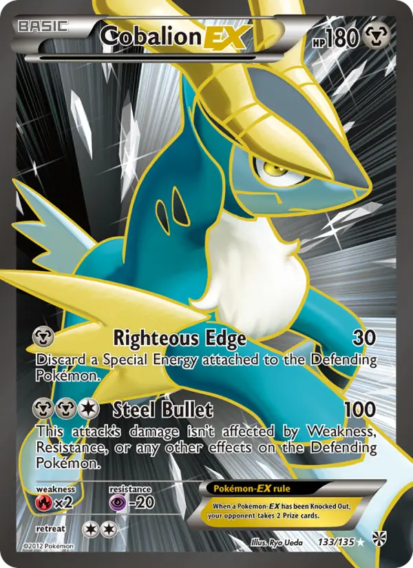 Cobalion-EX 133 Plasma Storm Pokesingles