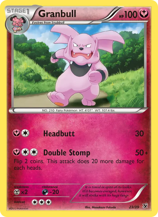 Granbull 23 Kalos Starter Set Pokesingles