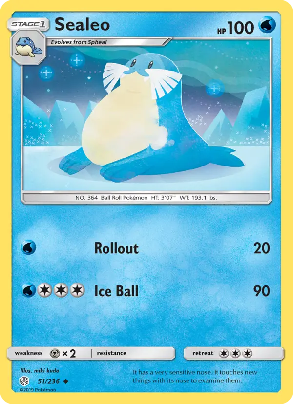Sealeo 51 Cosmic Eclipse Pokesingles