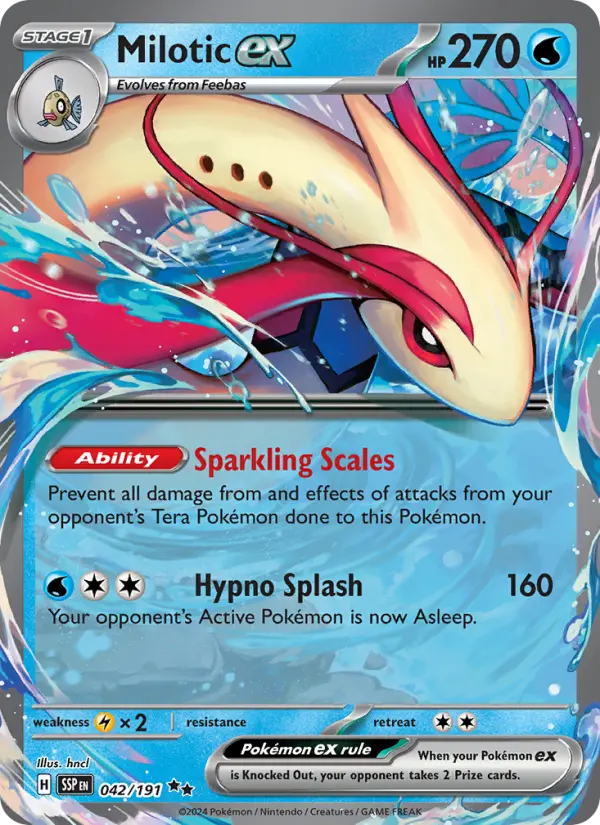 Milotic ex 42 Surging Sparks Pokesingles