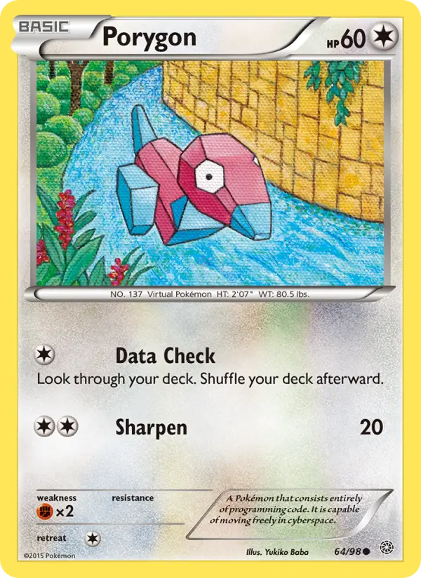 Porygon 64 Ancient Origins Pokesingles