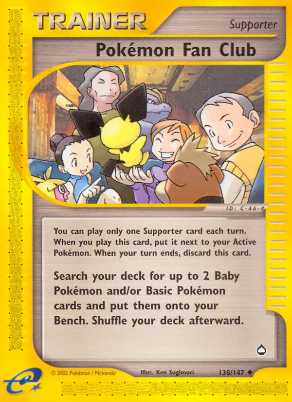 Pokémon Fan Club 130 Aquapolis Pokesingles