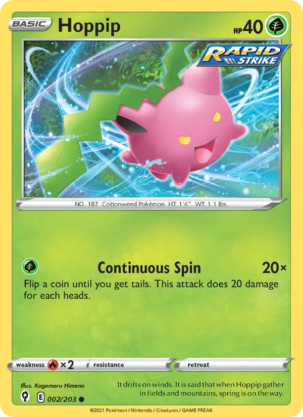 Hoppip 2 Evolving Skies Pokesingles