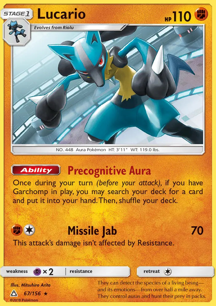 Lucario 67 Ultra Prism Pokesingles