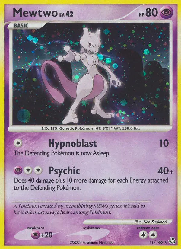 Mewtwo 11 Legends Awakened Pokesingles