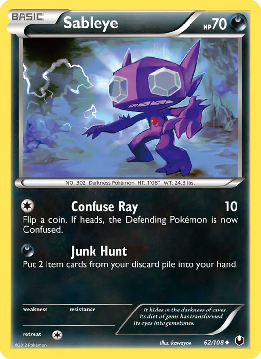 Sableye 62 Dark Explorers Pokesingles