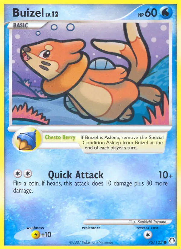 Buizel 75 Mysterious Treasures Pokesingles