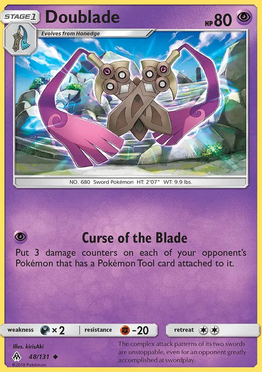 Doublade 48 Forbidden Light Pokesingles