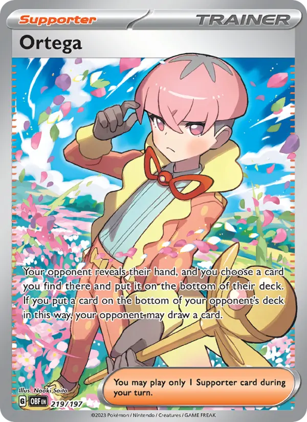 Ortega 219 Obsidian Flames Pokesingles