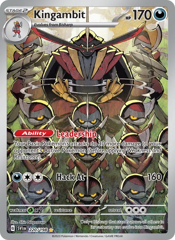 Kingambit 220 Scarlet & Violet Pokesingles