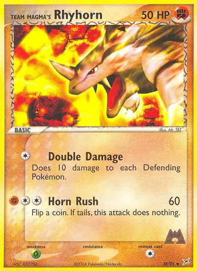 Team Magma's Rhyhorn 38 Team Magma vs Team Aqua Pokesingles