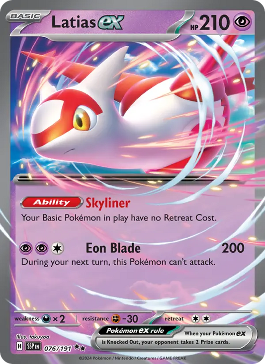 Latias ex 76 Surging Sparks Pokesingles