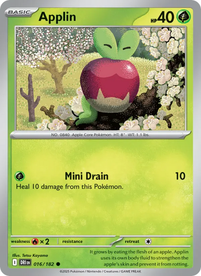 Applin 16 Destined Rivals Pokesingles