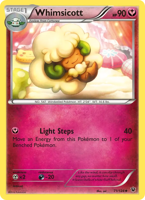 Whimsicott 71 Fates Collide Pokesingles