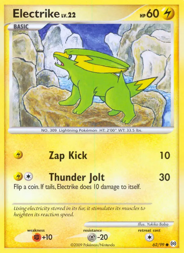Electrike 62 Arceus Pokesingles