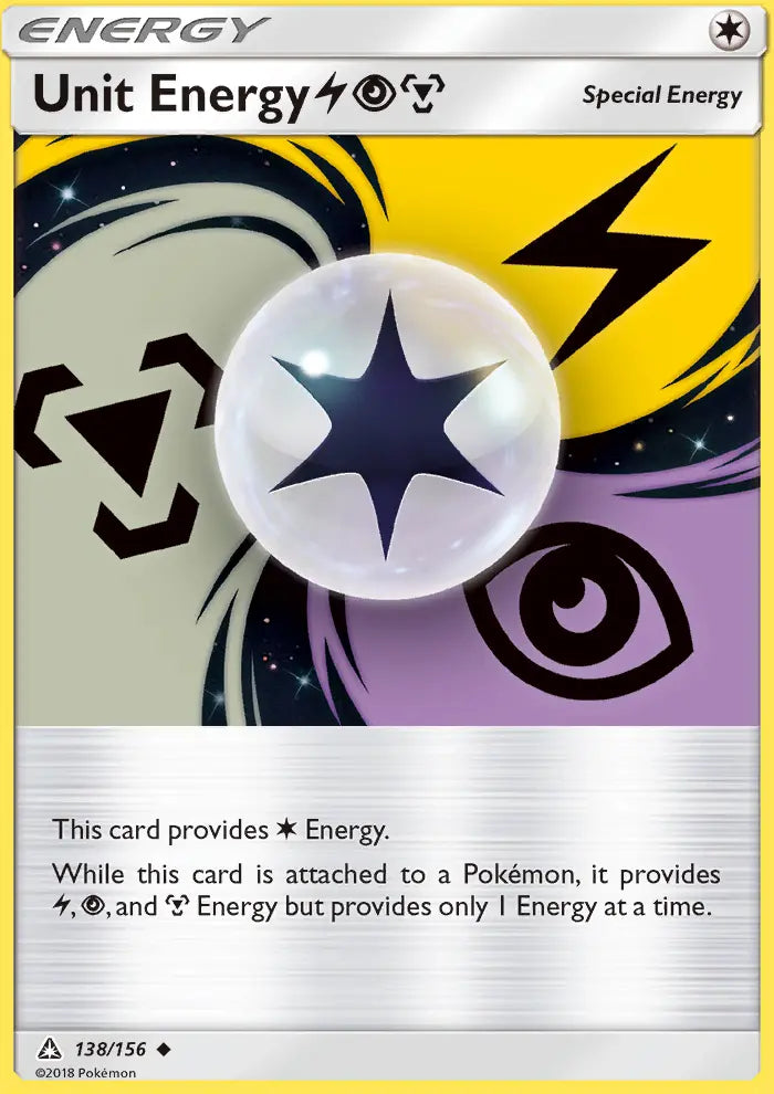 Unit Energy LightningPsychicMetal 138 Ultra Prism Pokesingles