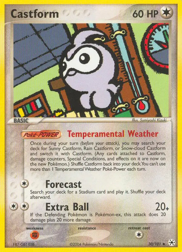 Castform 30 Hidden Legends Pokesingles