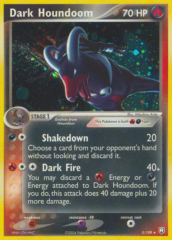 Dark Houndoom 5 Team Rocket Returns Pokesingles