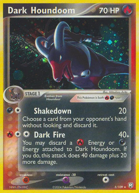 Dark Houndoom 5 Team Rocket Returns Pokesingles