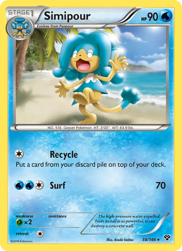 Simipour 38 XY Pokesingles