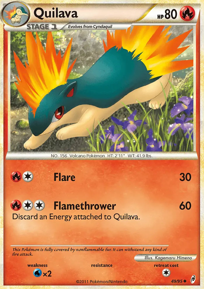 Quilava 49 Call of Legends Pokesingles