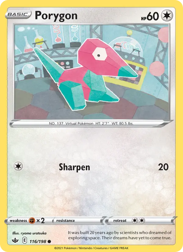 Porygon 116 Chilling Reign Pokesingles