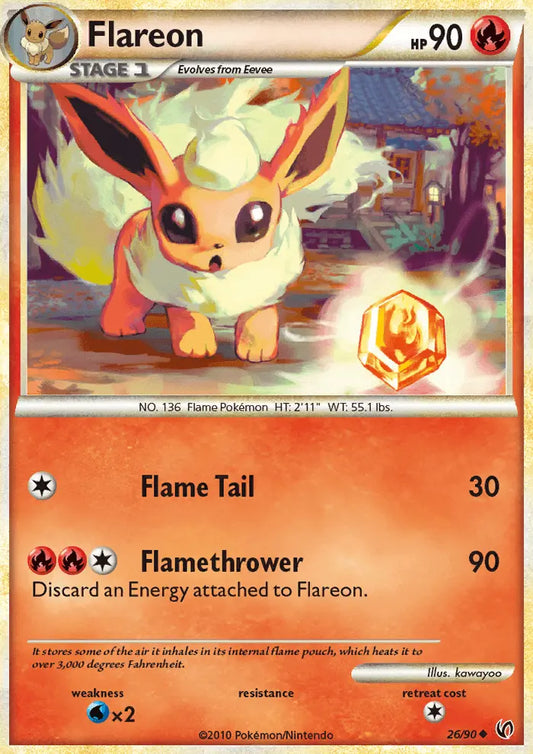 Flareon 26 Undaunted Pokesingles