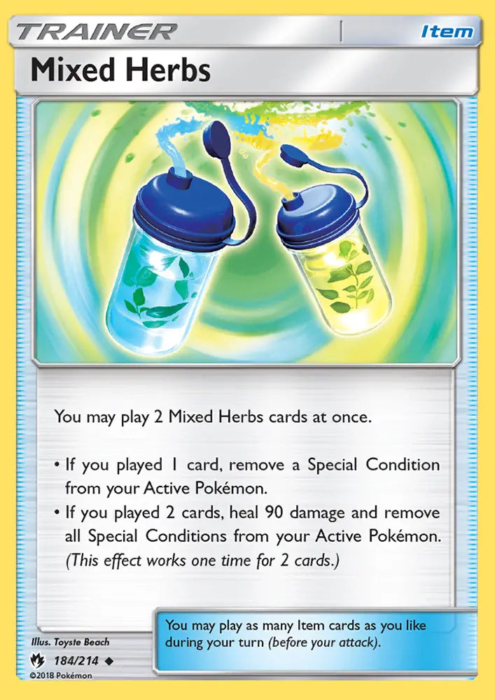 Mixed Herbs 184 Lost Thunder Pokesingles