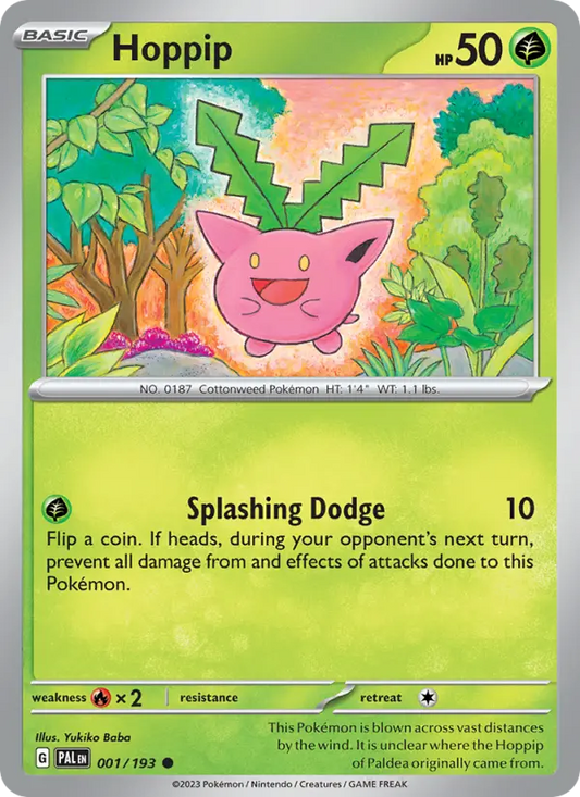 Hoppip 1 Paldea Evolved Pokesingles