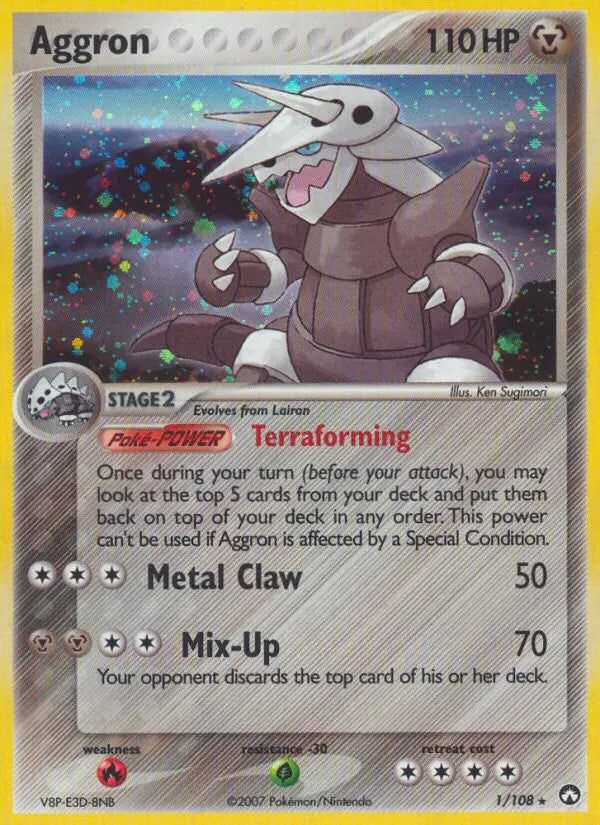 Aggron 1 Power Keepers Pokesingles
