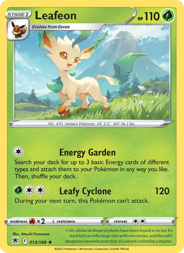 Leafeon 13 Astral Radiance Pokesingles