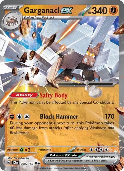 Garganacl ex 89 Stellar Crown Pokesingles