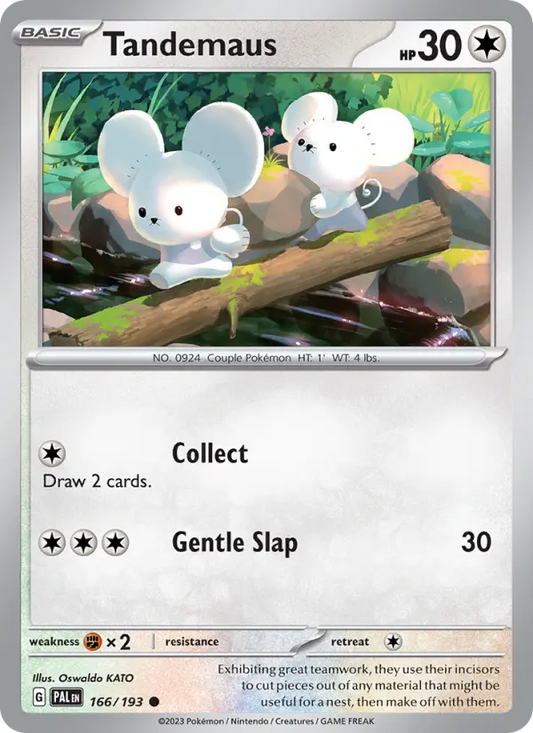 Tandemaus 166 Paldea Evolved Pokesingles