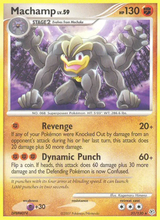 Machamp 31 Diamond & Pearl Pokesingles