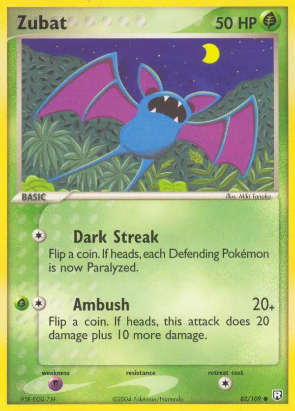 Zubat 82 Team Rocket Returns Pokesingles