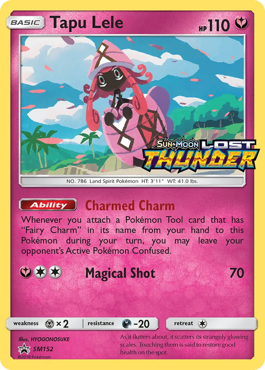 Tapu Lele SM152 SM Black Star Promos Pokesingles
