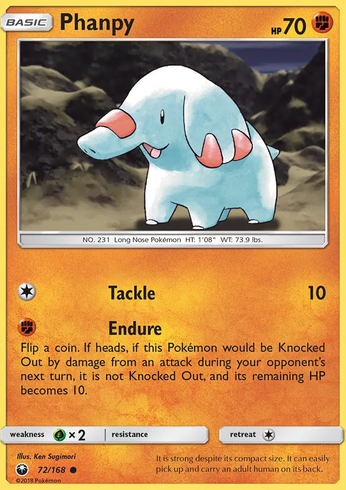 Phanpy 72 Celestial Storm Pokesingles