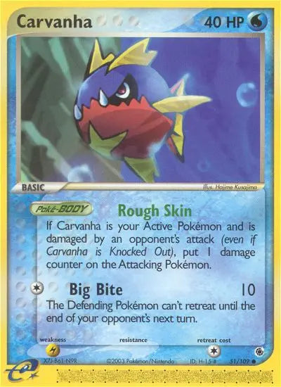 Carvanha 51 Ruby & Sapphire Pokesingles
