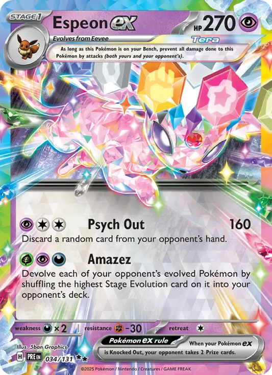 Espeon ex 34 Prismatic Evolutions Pokesingles