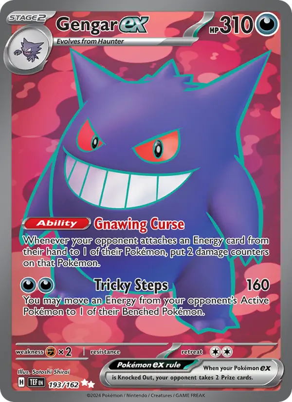 Gengar ex 193 Temporal Forces Pokesingles