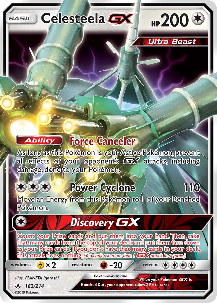 Celesteela GX 163 Unbroken Bonds Pokesingles