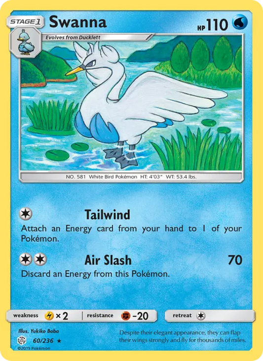 Swanna 60 Cosmic Eclipse Pokesingles