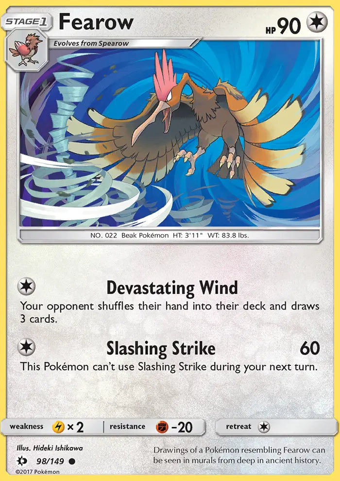 Fearow 98 Sun & Moon Pokesingles